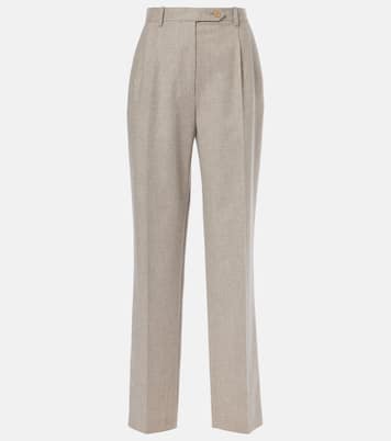 Norbert wool and cashmere straight pants | The Row