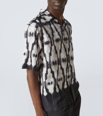 Camicia Ritual in cotone e seta con stampa | Commas
