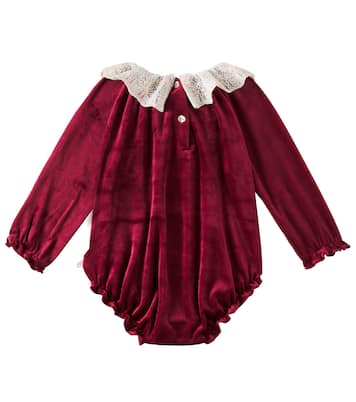 Baby Venola velvet bodysuit | Konges Sløjd