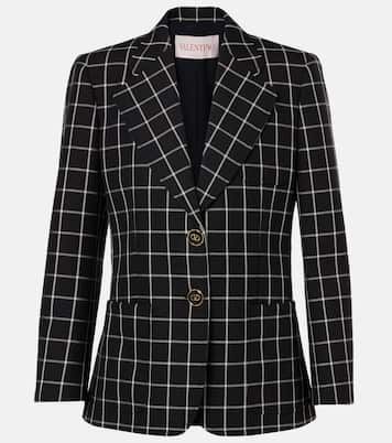 Checked wool jacket | Valentino