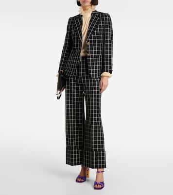 Checked wool jacket | Valentino