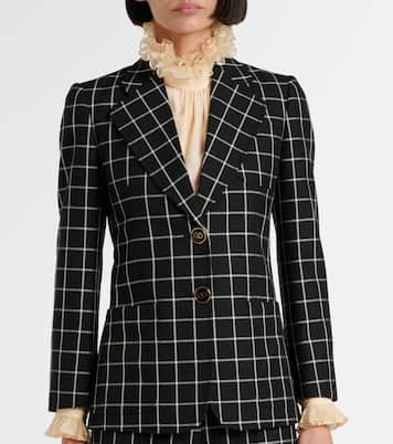 Checked wool jacket | Valentino