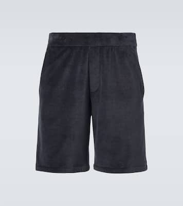 شورت برمودا من القطن والحرير المخملي Murano | Loro Piana