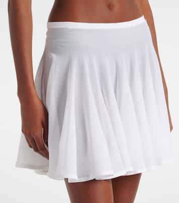 Minifalda plisada semitransparente | Alaïa