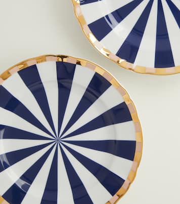 Fortuna set of 4 porcelain dessert plates | Bitossi