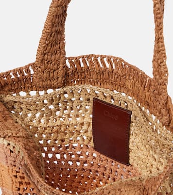 Tote Bag Summer Banana aus Raffiabast | Chloé