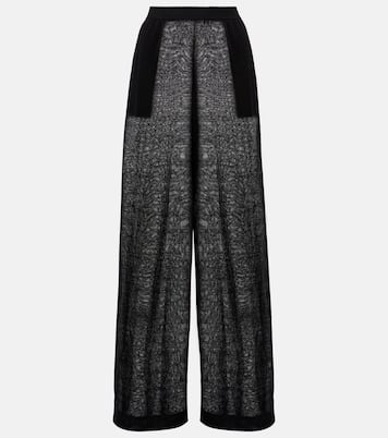 Weite Hose aus Leinen und Seide | Alaïa