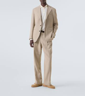 Amo linen suit pants | Saman Amel