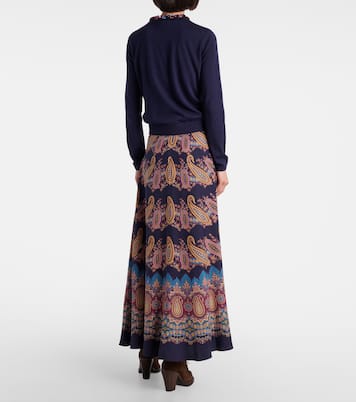 Verzierter Cardigan aus Seide und Kaschmir | Etro