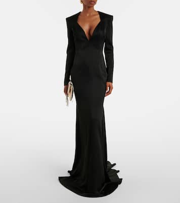 Satin crêpe gown | Alex Perry