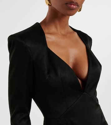 Satin crêpe gown | Alex Perry