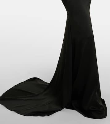 Satin crêpe gown | Alex Perry