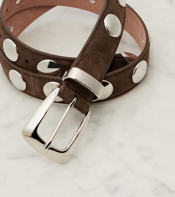 Benny studded leather belt | Khaite