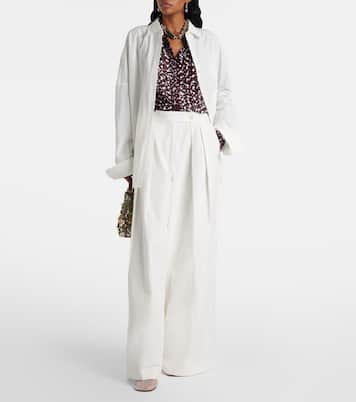 Pleated wide-leg pants | Dries Van Noten