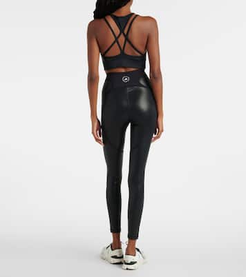 Lamé sports bra | Adidas by Stella McCartney