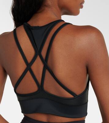 Lamé sports bra | Adidas by Stella McCartney