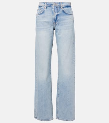 Tess mid-rise straight jeans | 7 For All Mankind