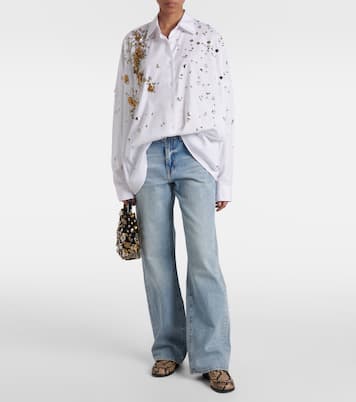 Tess mid-rise straight jeans | 7 For All Mankind