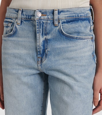 Tess mid-rise straight jeans | 7 For All Mankind