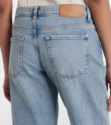 Tess mid-rise straight jeans | 7 For All Mankind