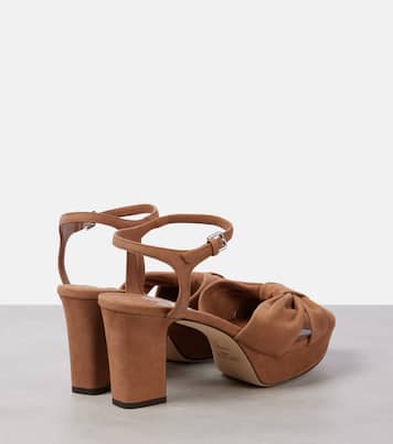 Heloise 80 suede platform sandals | Jimmy Choo