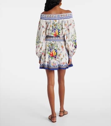 Robe Tiles Darls en soie à ornements | Camilla