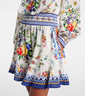 Robe Tiles Darls en soie à ornements | Camilla