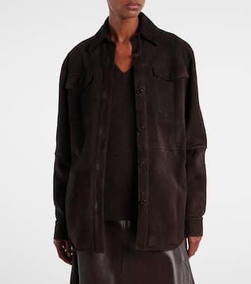 Hemdjacke Gwena aus Veloursleder | The Row