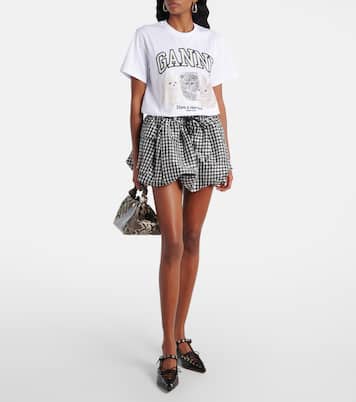 Bedrucktes T-Shirt aus Baumwoll-Jersey | Ganni