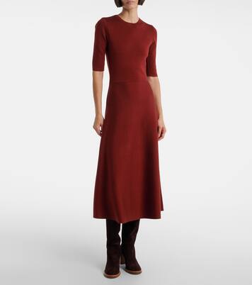 Maxikleid aus Wolle, Kaschmir und Seide | Gabriela Hearst