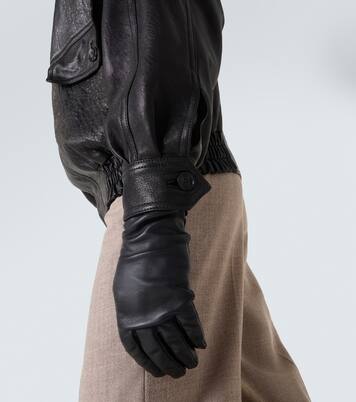 Leather bomber jacket  | Saint Laurent