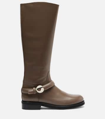 Cavalier leather knee-high boots | Coperni