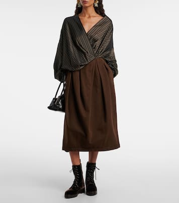 Anfibi Ben 20 in velluto con pelle | Aquazzura