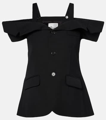 Top aus Wolle  | Noir Kei Ninomiya