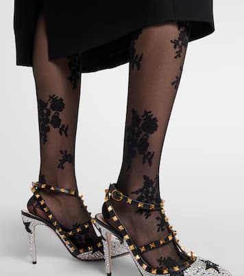 Floral tights | Valentino