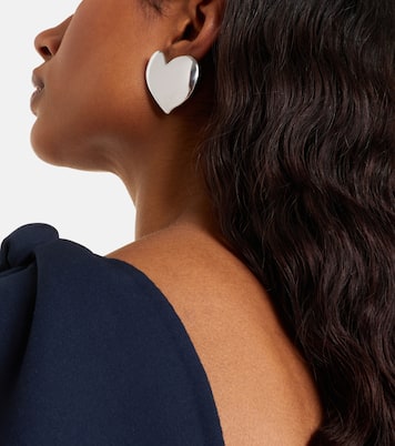 Boucles d’oreilles clip Heart | Oscar de la Renta