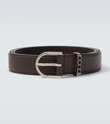 Ceinture Gucci Script en cuir | Gucci
