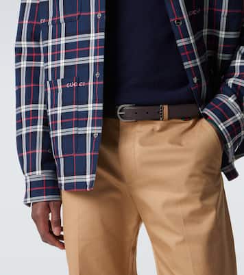 Ceinture Gucci Script en cuir | Gucci