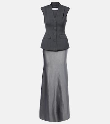 Robe aus Satin | Self-Portrait