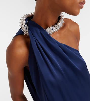 Embellished satin gown | Stella McCartney