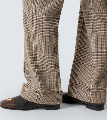 Virgin wool straight pants | Valentino