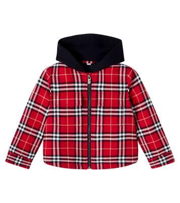 Burberry Check hooded cotton jacket | Burberry Kids