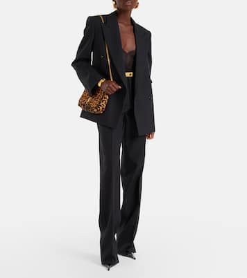 Mid-rise wool straight pants | Saint Laurent