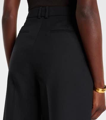 Mid-rise wool straight pants | Saint Laurent