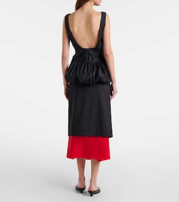 Layered wool midi skirt | Róhe