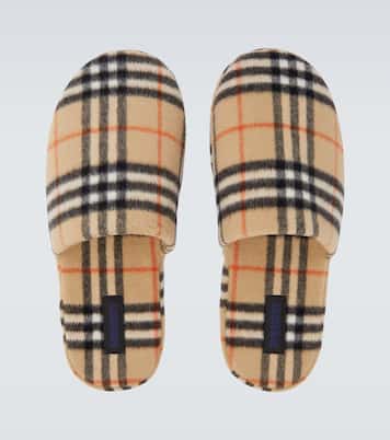Burberry Check slippers | Burberry