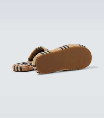 Burberry Check slippers | Burberry