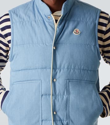 Daunenweste Heceta aus Denim | Moncler