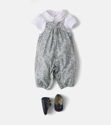 Bébé – Salopette Lisou en coton à fleurs | Bonpoint