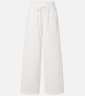 Weite Hose aus Baumwollpopeline | Vince